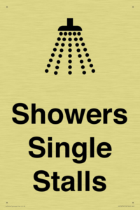 Showers with Single Stalls